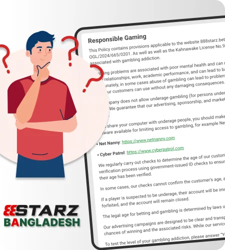 Play responsibly at 888starz in Bangladesh